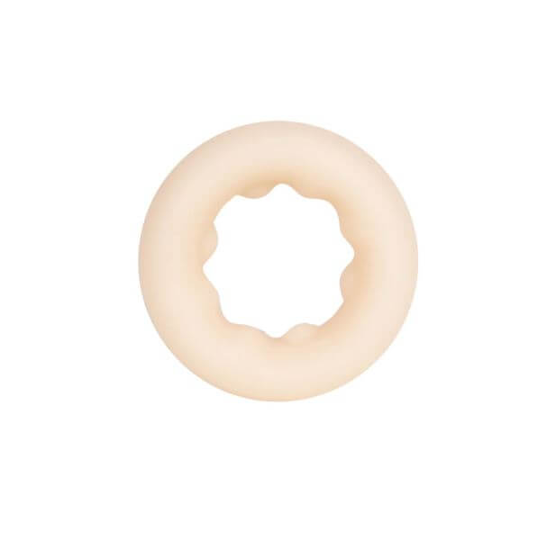 Maia Gunner Vanilla Liquid Silicone C Ring for enhancing performance and pleasure.