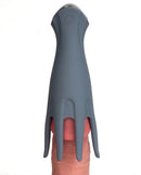 Maia Leo Grey Silicone Tickling Vibrator with flexible arms for enhanced pleasure and stimulation.