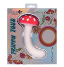Maia Alice Dual Motor Vibrator Mushroom packaging with vibrant mushroom design.