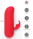 Maia Zia Rechargeable Mini Vibe Red featuring 12 functions, rechargeable design, made from medical grade silicone, and submersible.