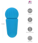 Maia Indi Rechargeable Mini Vibe Blue features 12 functions, rechargeable design, medical grade silicone, and is submersible.