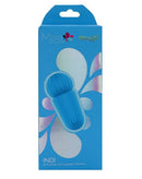 Maia Indi Rechargeable Mini Vibe Blue packaging showcasing its sleek design and features.