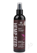 Earthly Body Hemp Seed Moisturizing Oil Spray Skinny Dip 8oz bottle, natural body and massage oil.