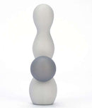 Maia Presley Rechargeable Ball Vibrator Gray showcasing a unique design with a ripple shaft and targeted ball stimulator.