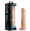 Performance Plus 2.5-Inch Silicone Penis Extender in beige with realistic dual-density design for enhanced size and lifelike feel.