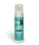 Clean AF Foaming Tea Tree Toy Cleaner 2.7 Oz in a foaming pump bottle for hygienic care of personal wellness products.