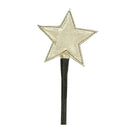 Ruff Doggie Styles Star Crop Leather Gold and Black with a star shaped tip for impact play.