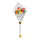 Little Genie Candy Penis Bouquet Display with assorted flavor 3-D penis candy suckers in a cheeky arrangement.