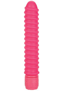 Shane's World Sorority Screw Silicone Vibrator Pink featuring a playful screw-twist design and multi-speed vibration.
