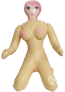Lil Barbi Inflatable Love Doll with Real Skin Vagina Vanilla - playful, compact inflatable doll for solo fun.