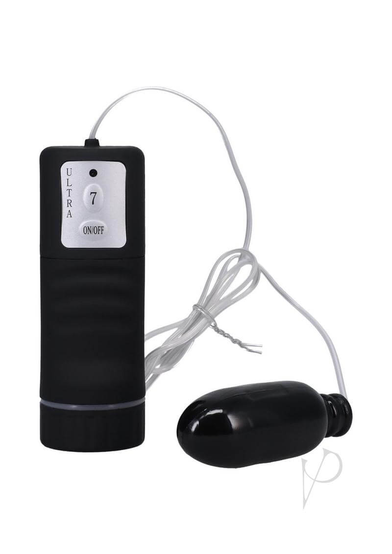 Black Magic Bullet and Controller by Doc Johnson with sleek design and 4-speed action for versatile pleasure