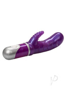 Pearl Passion Please Rabbit Vibrator Purple with dual stimulation and unique texture for enhanced pleasure.
