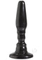 Black anal plug from Wendy Williams Trainer Anal Kit for gradual pleasure expansion and beginners' anal play exploration