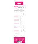 Vedo Quiver Plus Rechargeable G-Spot Vibe Pink packaging showcasing features and specifications.