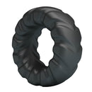 Pretty Love Jeriko Super Soft Silicone Cockring Black made from soft silicone for firmer erections and enhanced pleasure.
