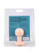 The Classic Round Butt Plug Small Vanilla in packaging, designed for comfort and safety with a smooth rounded shape.