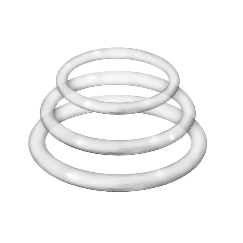 ENHANCER SILICONE COCKRINGS CLEAR-2