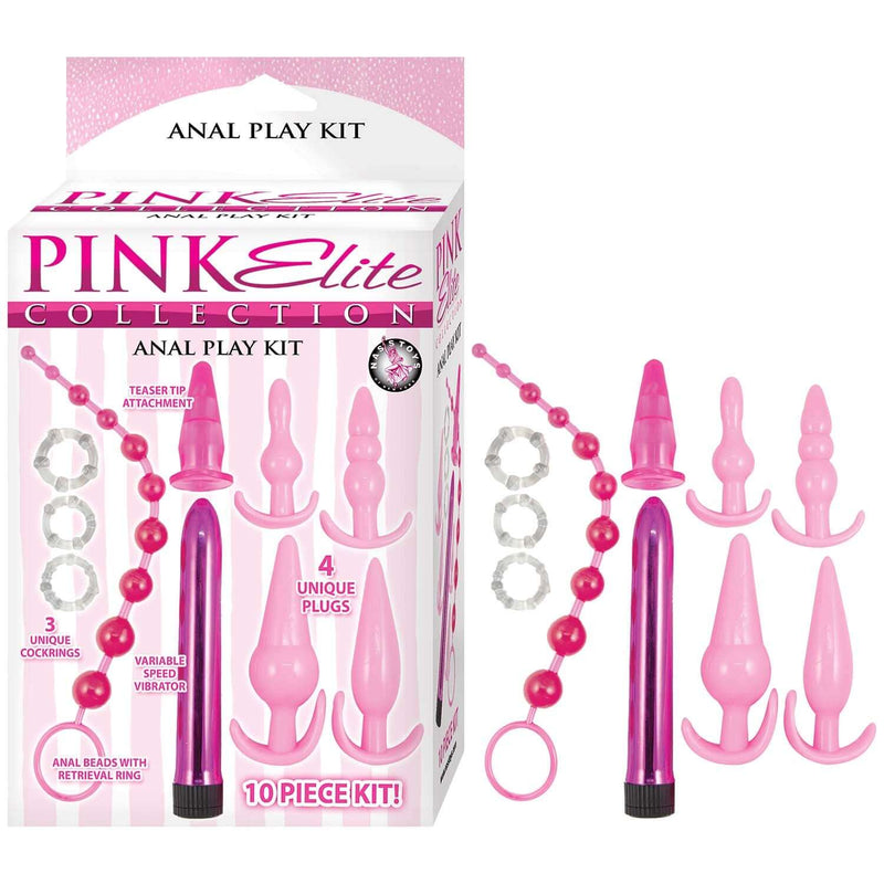 PINK ELITE COLLECTION ANAL PLAY KIT - PINK-0