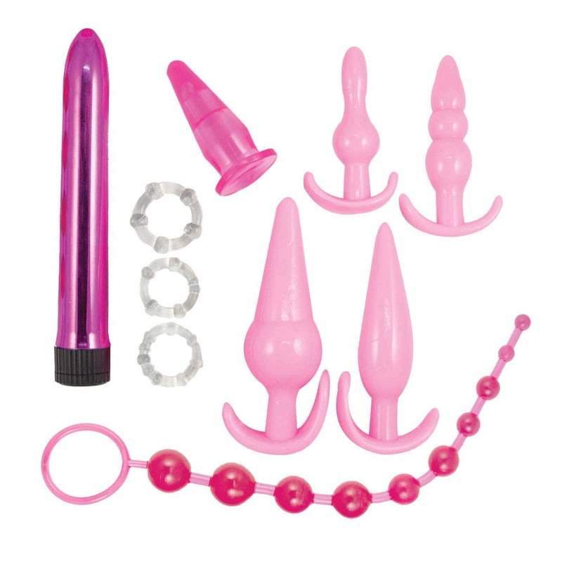 PINK ELITE COLLECTION ANAL PLAY KIT - PINK-3
