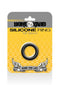 Boneyard Silicone Ring Cock Ring 1.2 inches Black packaging with logo and yellow background