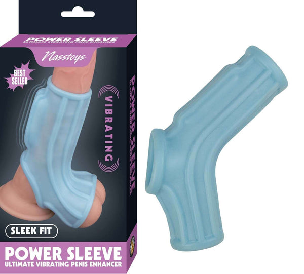 VIBRATING POWER SLEEVE SLEEK FIT - BLUE-0