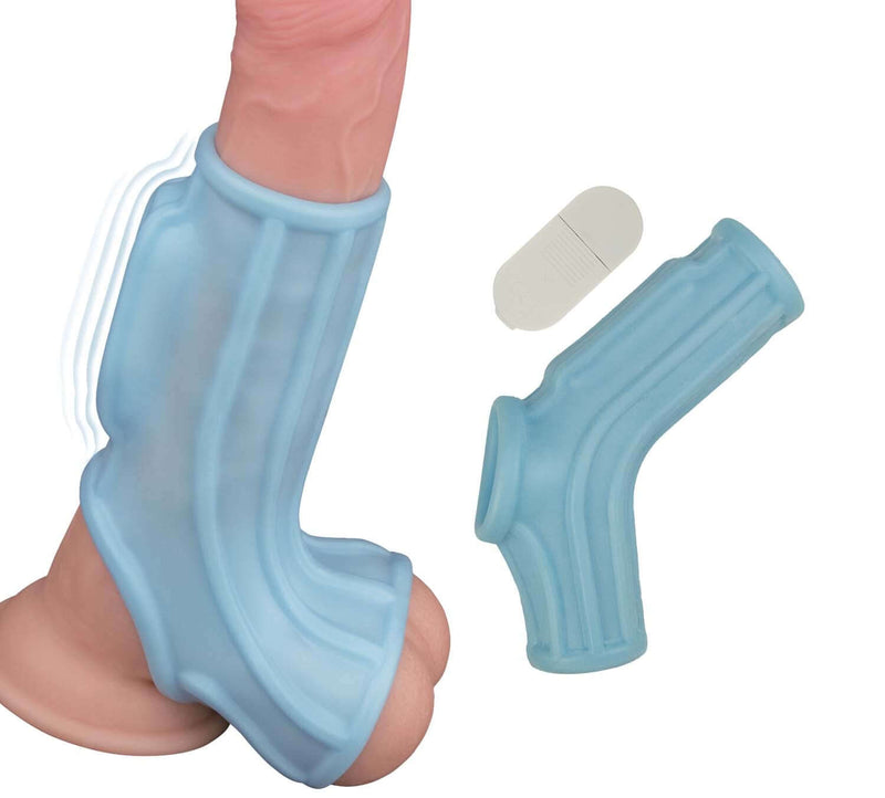VIBRATING POWER SLEEVE SLEEK FIT - BLUE-3