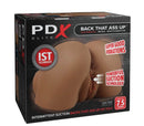 PDX Elite Back That Ass Up Automatic Mega Masturbator with Intermittent Suction Technology in packaging