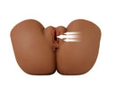 PDX Elite Back That Ass Up Automatic Mega Masturbator with Intermittent Suction Technology in brown color.