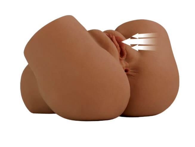 PDX Elite Back That Ass Up Automatic Mega Masturbator - Brown