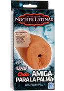 Noches Latinas UR3 Culo Para La Palma Masturbator packaging displaying caramel-colored realistic texture and discreet design