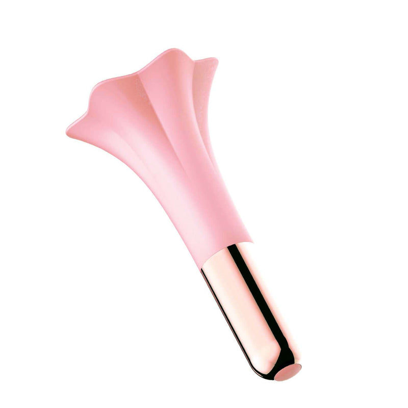 Goddess Pink Lily Rechargeable Silicone Massager – Petal-Soft Sensuality