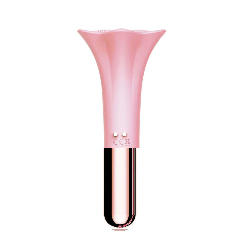 Goddess Pink Lily Rechargeable Silicone Massager – Petal-Soft Sensuality