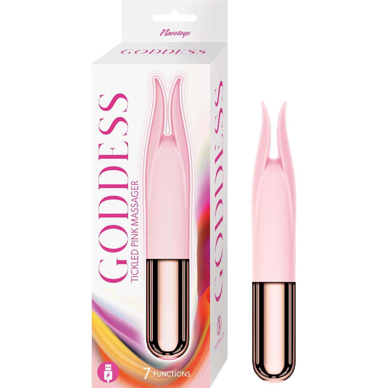 Nasstoys Goddess Tickled Pink Massager – Rechargeable Silicone Teaser