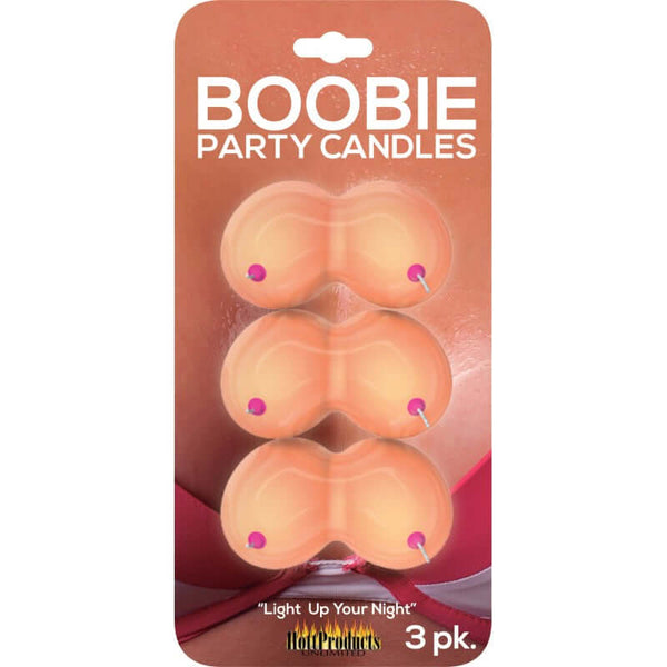 BOOBIE PARTY CANDLES 3PK-1