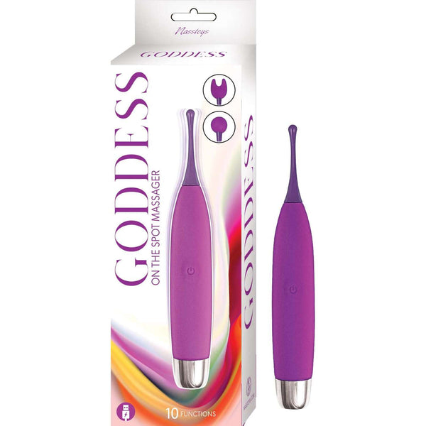Nasstoys Goddess On The Spot Massager – Precision Rechargeable Silicone Stimulator