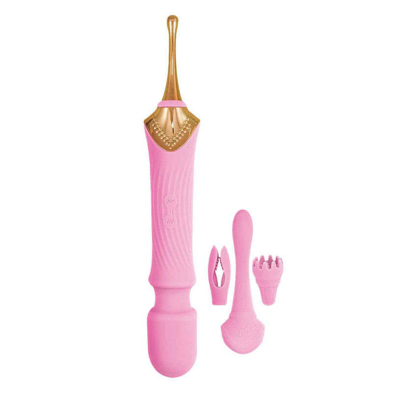 Nasstoys Goddess Pink Elegance Massager – Dual-Ended Vibrating Wand