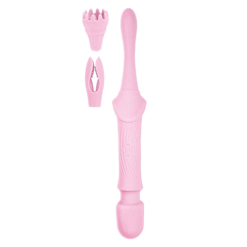 Nasstoys Goddess Pink Elegance Massager – Dual-Ended Vibrating Wand