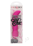 Classic Chic Mini G G-Spot Vibrator Pink in packaging, featuring 7 functions and compact design for targeted stimulation.