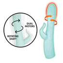 Nasstoys Goddess Heat-Up Rotating Massager – Dual Stimulating Rabbit Vibrator