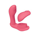 Blaze Remote Control Satisfier Coral - Dual Stimulator for Unmatched Pleasure