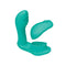 Blaze Remote Control Satisfier in Aqua - Dual Stimulating, Hands-Free Vibrator