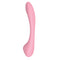 Blaze Bendable Suction Massager - Flexible Dual Stimulation Vibrator in Pink, featuring a curved ergonomic design.