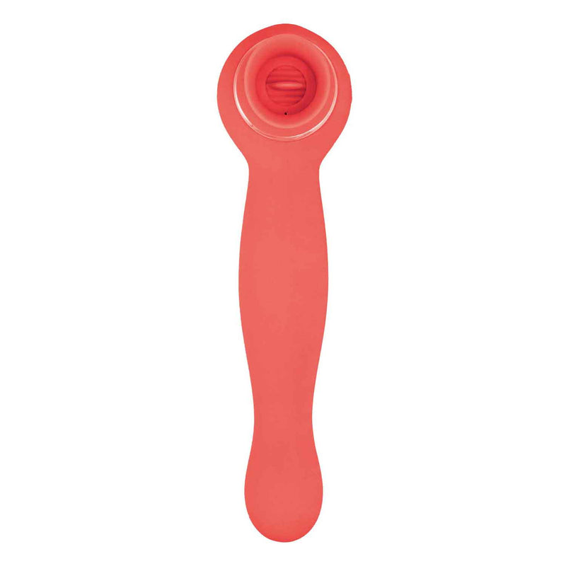 Blaze Lucious Licker Vibe – Coral Dual-Ended Licking & Vibrating Massager
