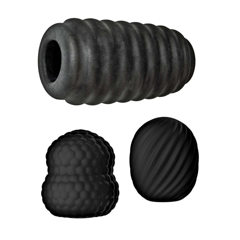 DELITE POCKET MASTURBATOR KIT BLACK-2