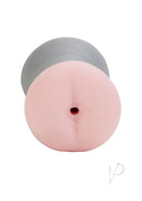 Travel Gripper Dual Density Stroker Mouth and Ass Pink with realistic design for dual pleasure experiences.