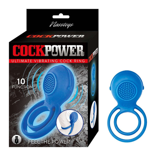 COCKPOWER ULTIMATE VIBRATING COCKRING - BLUE-0