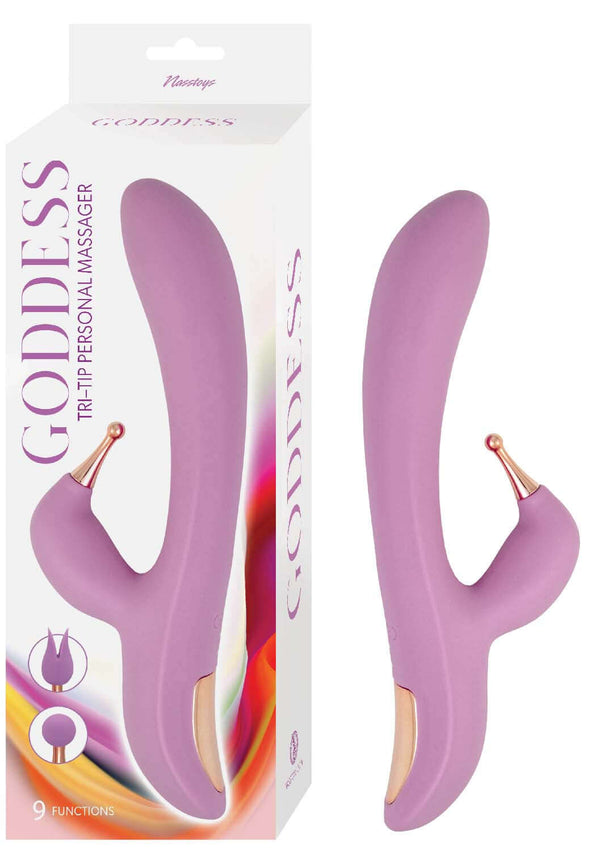GODDESS TRI-TIP PERSONAL MASSAGER - LAVENDER-0