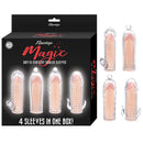 MAGIC SOFT & STRETCHY TICKLER SLEEVES - CLEAR-0