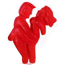 Gummy Sutra Sex Position Gummies 12 Piece Display in a playful red candy shape representing a couple.