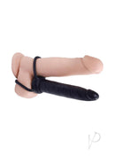 Fetish Fantasy Series Double Trouble 5.5 Inch Strap-On Dildo with built-in cock rings for couples.